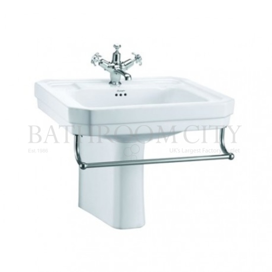 Contemporary Basin 58cm and Semi Pedestal