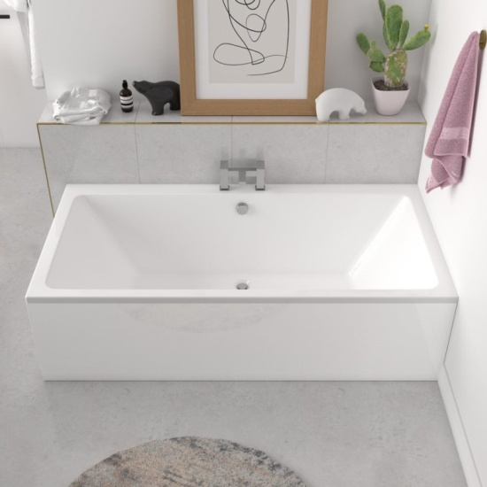 Vernwy 1800x1100 Jumbo Double Ended Rectangle Bath