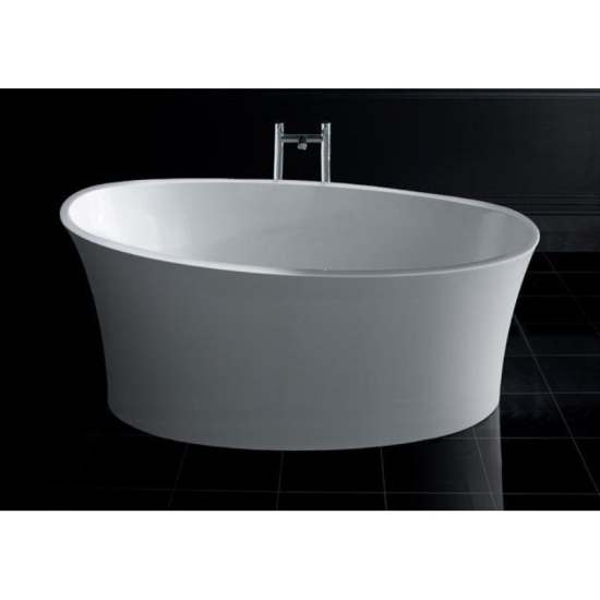 White Delicata Round Bath 1520