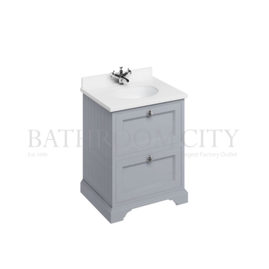 Freestanding 65 Vanity Unit with 2 drawers