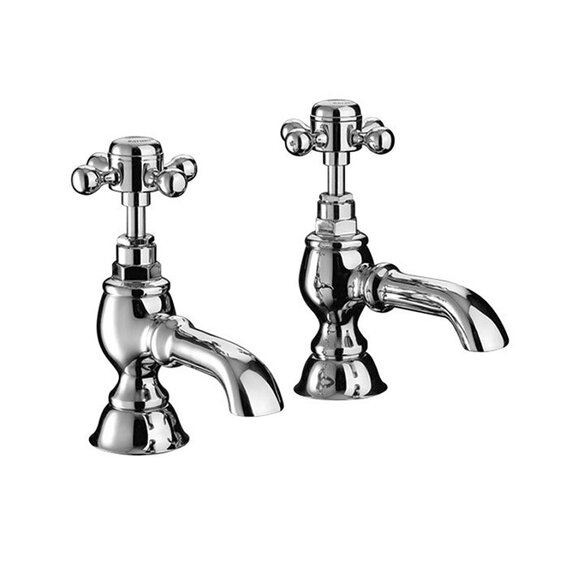 Victorian 3/4 Bath Pillar Taps with Waste