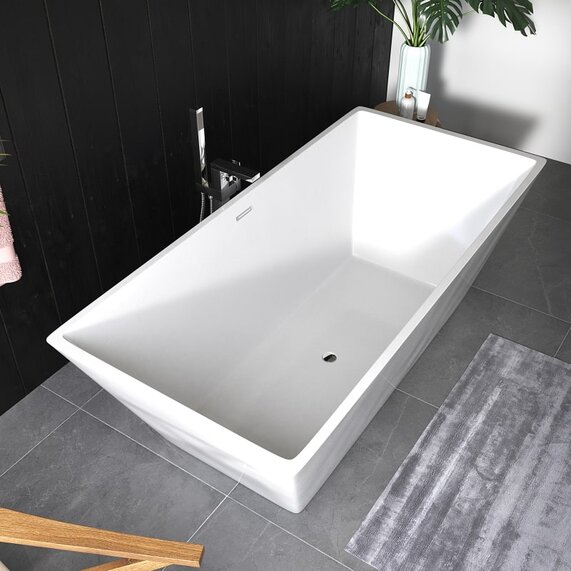 Qubix Freestanding Double-ended Bath (1700mm x 800mm)