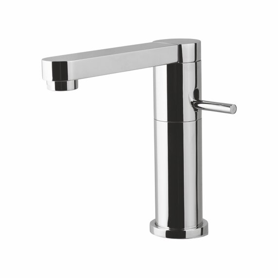 Artize Travina Basin Tap: Single Lever Mixer, Swivel Spout, Chrome Finish