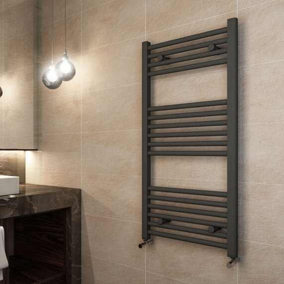 Wingrave Anthracite Grey Vertical Towel Rail