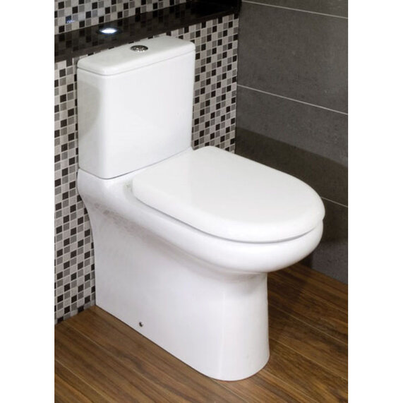 Compact Deluxe Cc Toilet and Seat (Rimless)