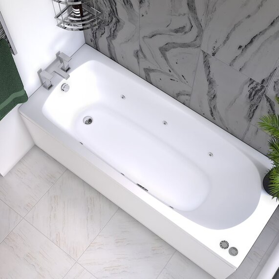 1700 x 700 - Whirlpool Bath - Mercury