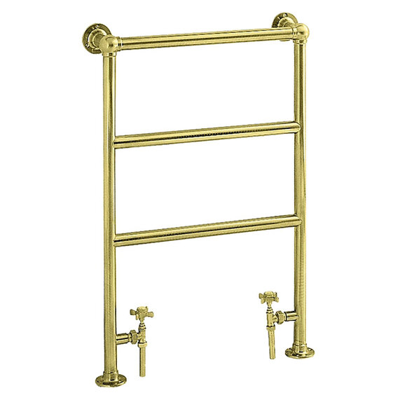 Portland Heated Towel Rail Vintage Gold