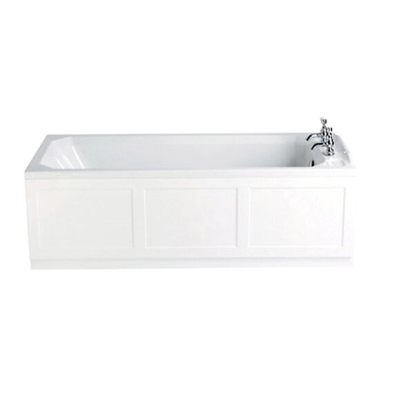 1700 x 750 - Granley Traditional Straight Bath, Single-ended with Two Tapholes