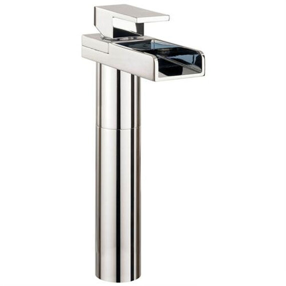 Water Sq Basin Tall Monobloc with No Pop-up Waste