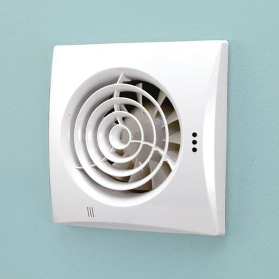 Hush White Timer Bathroom Extractor Fan