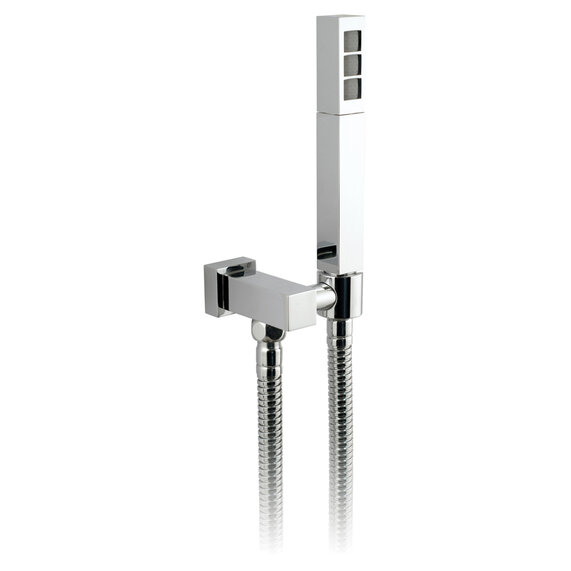 Mix Single Function Mini Shower Kit with Integrated Outlet and Bracket Wall Mounted