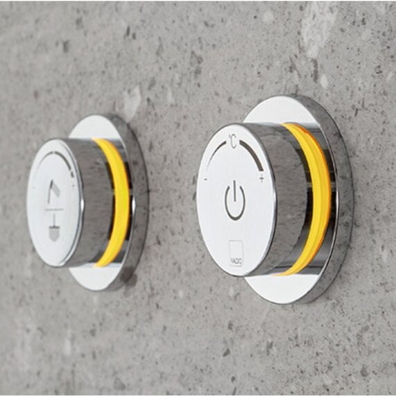 Sensori SmartDial: 2 Outlet, Thermostatic, High Pressure, Smart Shower