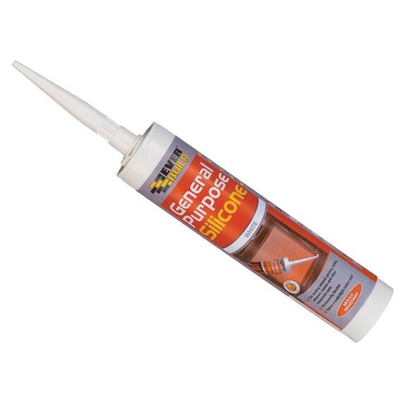 White Multi Purpose Silicone Sealant (Anti Mould)