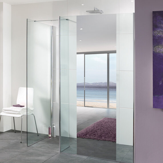 Palma 8mm Walk-In Shower Front