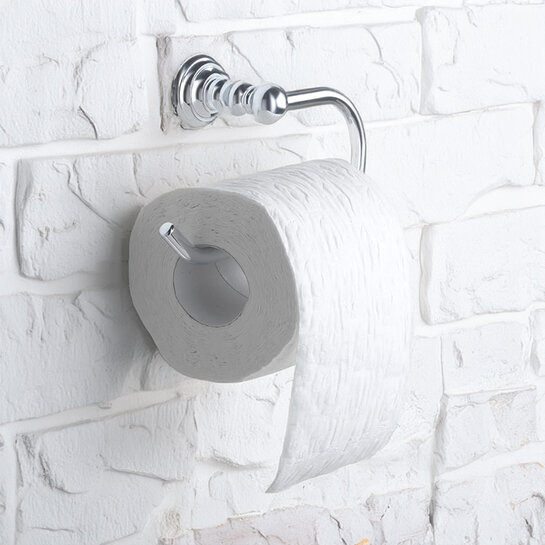 Richmond Wall Mounted Open Toilet Roll Holder Chrome