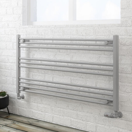 1200 x 600mm Grey Wingrave Radiator by Eastbrook