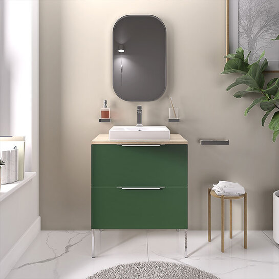 alani 600 green vanity square sink