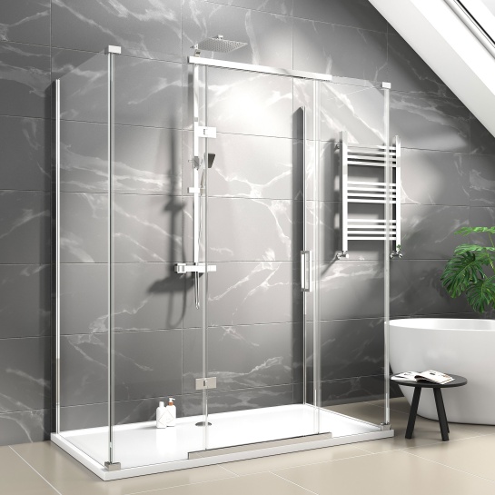 havana chrome 1700 inline hinged corner shower enclosure havana chrome 1700 inline hinged corner shower enclosure