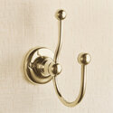 BC Designs victrion gold double robe hook