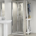 Product image for Radiant Deluxe Bifold 900mm Shower Enclosure Optional Tray and Side Panel 1900mm Height