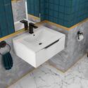Jivana 600 White Wall Hung Sink Unit | Buy Online at Bathroom City
