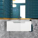 Jivana 600 White Wall Hung Sink Unit | Buy Online at Bathroom City