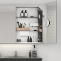 Dansani Luna Black Mirror Cabinet 800mm | Buy Online at Bathroom City
