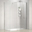 radiant 1400 walkin corner shower enclosure black tray