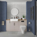 oliver cashmere 1500 sink unit with wc toilet complete suite