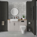 oliver 1400 cashmere vanity and toilet package