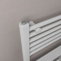 Close up of 1200 x 600mm Grey Wingrave Radiator by Eastbrook