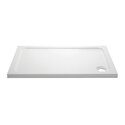 White Rectangular Slimline Shower Tray 1200 x 900