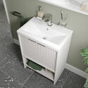 jasmine 600mm cashmere floorstanding vanity unit