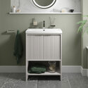 jasmine 600mm cashmere floorstanding vanity unit