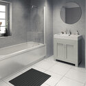 perform panel shower wall: grey bonito (various sizes, square edge or nu-lock)