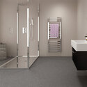 perform panel shower wall: pale grey matt (various sizes, square edge or nu-lock)