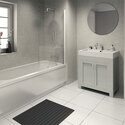 perform panel shower wall: white bonito (various sizes, square edge or nu-lock)