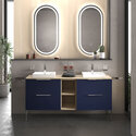 alani 1500 navy blue double vanity square sink