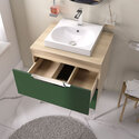 alani 600 green vanity square sink