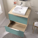 alani 600 petrol blue vanity square sink