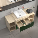 alani 1200 green vanity square sink