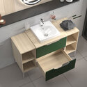 alani 1200 green vanity square sink