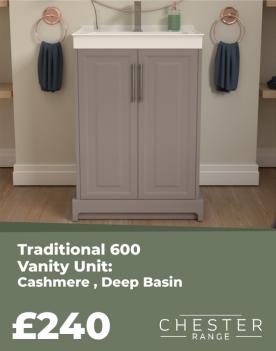 Chester - traditional wall hung vanity unit 