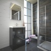 Extra Product Image For Patello Grey Sliding Door Shower Suite 3