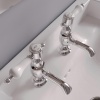 Glastonbury Twin Basin Taps Chrome