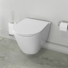 Extra Product Image For Patello Rimless Toilet Pan: Wall Hung Wc With Seat (Ultra Thin, Soft Close, Quick Release) 3