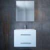 white bathroom cabinet