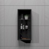 open shelf grey wall hung storage 