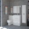 Extra Product Image For Patello Bathroom Furniture Suite With 2 Mirror Cabinets 2