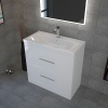 Extra Product Image For Patello 800Mm Freestanding White Gloss Vanity Unit And Basin 2